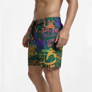 Custom short Beachwear Swim <b>Trunks</b> Quick Dry Material Boardshorts Beach Short Swim <b>Trunk</b> Custom mesh short training short - Product Image 2