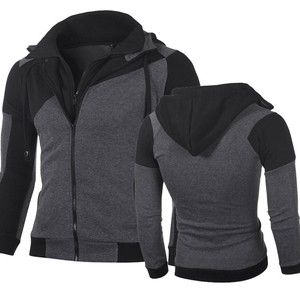 Veste d'hiver haut de gamme sur mesure à double couche pour hommes, pull personnalisé par les fabricants avec motif patchwork - Product Image 2