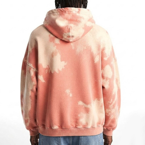 เสื้อฮู้ดดี้ผ้าฝ้ายแท้ 100% แบบหนา ทรงหลวม สีซีดจาง สไตล์ลำลอง มีกระเป๋า แขนยาว ระบายอากาศได้ดี รับผลิตตามสั่งขายส่ง - Product Image 2