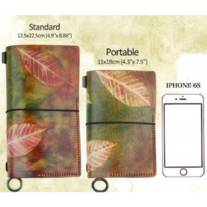 Cuaderno de Viaje de Cuero Genuino, Hecho a Mano, Doble Capa, Cuero Vacuno, Estilo Vintage, Portátil, Regalo para Parejas, Al-amir Hecho a Mano, 8x6 - Product Image 6