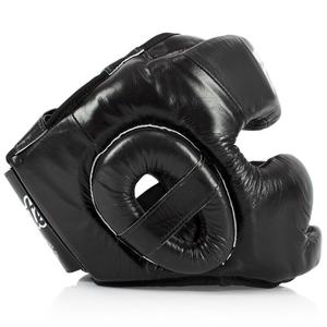 Protector de Cabeza de Boxeo Fairtex Hecho a Medida en Fábrica, Casco de MMA y Muay Thai, 100% Cuero Original, Cierre de Hebilla 7 - Product Image 6