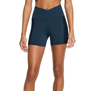 Shorts de yoga respirants de couleur unie pour femmes, design personnalisé, vêtements de fitness, toutes tailles disponibles, shorts de yoga pour femmes - Product Image 1