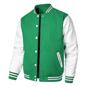 <b>Mens</b> Varsity <b>Jacket</b> Faux <b>Leather</b> Sleeve Letterman <b>Jacket</b> Boys College Baseball <b>Jacket</b> Classic Athletic Bomber Coat for Casual - Product Image 6