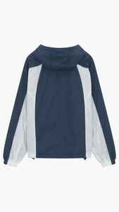 Chaqueta Deportiva con Capucha para Hombre, Cortavientos, Manga Larga, Diseño Color Block, Ligera, de Poliéster, con Cierre de Cremallera, para Primavera - Product Image 6