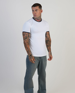 Camisetas personalizadas al por mayor de alta calidad para hombre, camisetas a precio de mayorista, camisetas de moda casual para jóvenes y adultos, camisetas para hombre. - Product Image 4