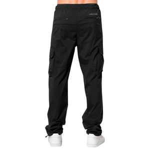 Pantalons cargo pour hommes personnalisés, multi-poches, coupe ample, taille élastique, pantalons tactiques streetwear, fabricants et fournisseurs de vêtements OEM - Product Image 1
