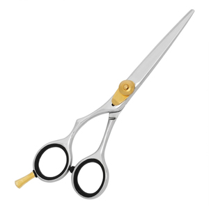 High Quality Stainless Steel Hair Scissors Professional Salon Cutting <b>Shears</b> Straight Blade Ergonomic <b>Handle</b> for Barber - Product Image 1