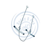 Nouvelle chaîne obstétrique en acier inoxydable approuvée ISO & CE professionnelle avec instrument vétérinaire à deux poignées pour animaux
