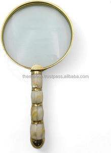 แว่นขยาย10X มุกแท้แว่นขยายอ่านหนังสือแบบใช้มือถือเหมาะสำหรับการอ่านเหรียญและแสตมป์ - Product Image 4