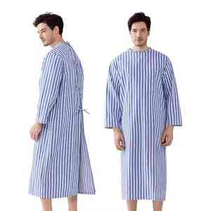 Bata de Hospital Reutilizable y Duradera, Uniforme Unisex para Pacientes con Cierre Completo en la Espalda, en Mezcla de Algodón para Hospitales y Centros de Salud - Product Image 6