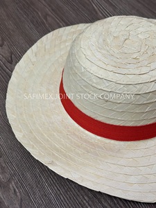 Chapeau de paille de Luffy One Piece, blanc, pour cosplay anime, vente en gros et exportation, direct usine - Product Image 3
