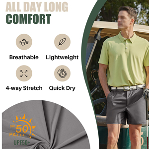 Pantalones Cortos de Golf para Hombre, Ligeros, Casuales, Elásticos, con Bolsillos, para Uso Diario, Precio Bajo - Product Image 5