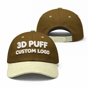 Casquettes personnalisées de haute qualité, tissu respirant, séchage rapide, casquettes de sport d'été pour l'extérieur, impression 3D en relief - Product Image 2