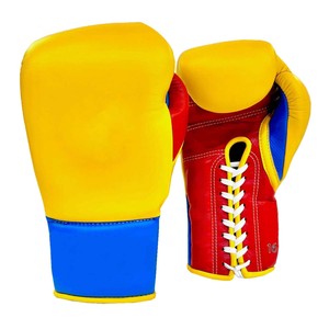 Guantes de Boxeo de Cuero Personalizados con Cordones, Diseño para Sparring, MMA, Muay Thai, Entrenamiento de Combate - Product Image 6