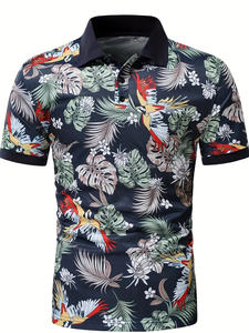 Venta al por mayor de alta calidad precio barato Polo Camiseta de manga corta de algodón de los hombres Casual cuello polos, polos de los hombres - Product Image 5