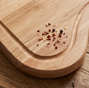 Planche à découper en bois de forme irrégulière avec gravure, planches à découper écologiques pour la viande, le fromage, le pain, les légumes - Product Image 4
