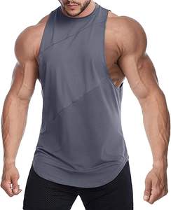 Top Quality Men's Tank Tops Sleeveless Workout T Shirt <b>Muscle</b> Gym And Fitness Wears - Product Image 2