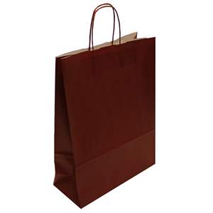 Bolsa de Compras Clásica de Papel Kraft Reciclable con Asa Personalizada para Comida para Llevar, Regalos, Cestas, Precio al por Mayor - Product Image 5