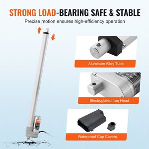 12V 20 pollici impermeabile IP65 attuatore lineare 660lbs/3000N capacità 0.19 \ "/s movimento lineare staffa di montaggio apparecchiature elettriche - Product Image 5