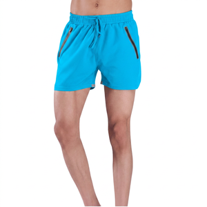 <b>Men's</b> <b>Red</b> Quick Dry Knitted <b>Shorts</b> With Drawstring Waist And Side Pockets Casual Sport Style - Product Image 6