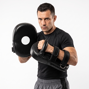 Dumela - Almohadillas de Boxeo de Cuero Vacuno Negro, Duraderas, para Todas las Estaciones, Equipo de Entrenamiento - Product Image 2
