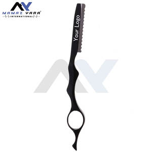 Rasoir professionnel en acier inoxydable pour coiffure, effilage, texturisation et coupe, idéal pour salon et usage domestique, type rasoir à plumes - Product Image 3