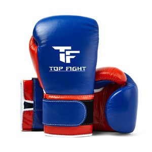 Guantes de Boxeo para Entrenamiento, Kickboxing, Artes Marciales, Cuero, Alta Calidad, Azules, Embalaje Personalizado, PU, Equipo de Entrenamiento para Adultos - Product Image 1