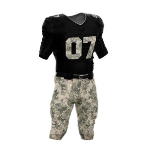 Uniformes de football américain en polyester respirant en gros, design personnalisé, confortables, durables, de haute qualité - Product Image 3