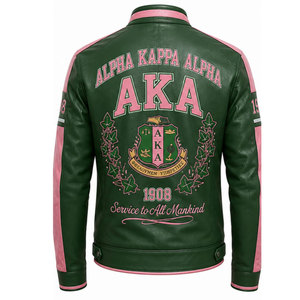 Blouson en cuir rétro Greek Alpha au style intemporel, blouson de moto en cuir Greek Alpha au style robuste - Product Image 6