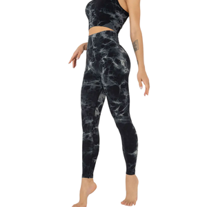 Conjunto de Yoga para Mujer, Diseño Personalizado, Ropa Deportiva de Gimnasio, 6 Piezas, Spandex Elástico, Sin Mangas, Cintura Alta, Nuevo Estilo en Venta - Product Image 6