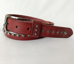 Tendance 2026 : Ceinture personnalisée TYNTRA INTERNATIONAL en cuir véritable durable, confortable, avec boucle ardillon et anneau en D en alliage - Product Image 1