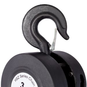 Paranco a catena manuale da 10 piedi con 2 ganci pesanti 11000 libbre 5T di capacità in acciaio nero-paranco resistente - Product Image 6