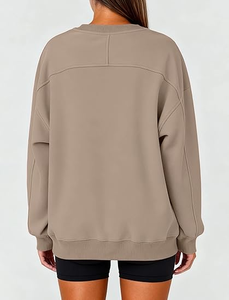 Sweat-shirt pour femme en polaire épaisse pour l'hiver, style streetwear, à vendre, bonne qualité, manches longues, sweat-shirt oversize pour femme - Product Image 5