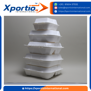 Boîtes à clapet en bagasse très demandées, compatibles micro-ondes, en pulpe de canne à sucre, 3 compartiments, packs d'exportation pour la restauration et les événements - Product Image 5
