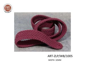 Ceinture unisexe FHS WB212201 en tissu polyester tressé de 35 mm, élastique, de qualité supérieure, avec boucle en alliage personnalisée, en cuir véritable, tendance - Product Image 5