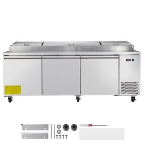 Frigorifero Commerciale per Preparazione Alimenti 20 Pollici di Larghezza 93 Pollici di Profondità, 30.8 Cu.Ft, Porta Singola, Serie 2000 per Preparazione Pizza - Product Image 1