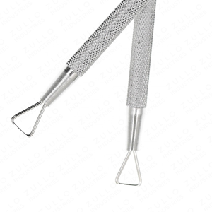 Lot de 2 repousse-cuticules et grattoirs à ongles en acier inoxydable, outils professionnels pour manucure et pédicure - Product Image 6