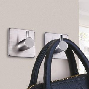 Ganci Adesivi per Asciugamani in Acciaio Inox Resistenti e Impermeabili, Appendiabiti da Parete per Appendere Cappotti, Cappelli, Accappatoi e Asciugamani - Product Image 2