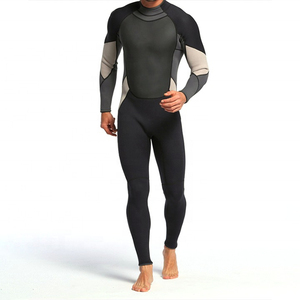Traje de Neopreno Personalizable para Hombre, 3/2mm, Cálido, con Cierre Frontal en el Pecho, Transpirable, Estampado, Técnico, Manga Corta, Cuello en V, para Surf y Buceo - Product Image 4