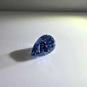 Diamante azul intenso de 1.5 quilates, corte brillante en forma de pera, cultivado en laboratorio, VS1, certificado por IGI, piedra suelta para la elaboración de joyas. - Product Image 5