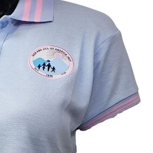 เสื้อโปโลผู้หญิง แขนสั้น คอปก ผ้าเนื้อนุ่ม ระบายอากาศดี ปักลายได้ตามต้องการ เสื้อลำลอง สปอร์ตแวร์ ใส่ได้ทุกวัน - Product Image 5