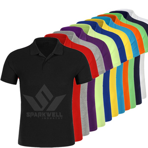เสื้อโปโลผู้ชายสีน้ำเงิน ผ้าฝ้ายอ๊อกซ์ฟอร์ด แขนสั้น ปักโลโก้ ระบายอากาศได้ดี สวมใส่สบาย ทรงปกติ - Product Image 3