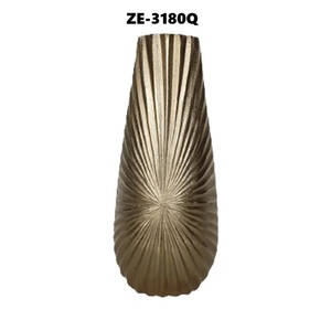 High Quality ZAHID EXPORTS Contemporary Decorative Eco-Friendly Iron Flower <b>Vase</b> Model ZE-3180Q for Designer Homes Worldwide - Product Image 1