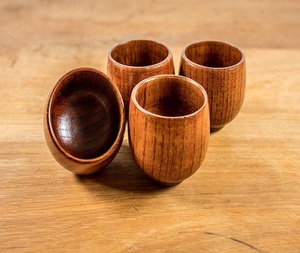 Meilleur Chope à Bière Rustique Faite à la Main en Bois Naturel, Tasse à Café ou à Thé en Forme de Baril Antique - Product Image 3
