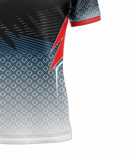 Chemise à manches courtes pour homme Corex, unie, respirante, séchage rapide, tricotée, 220g, polyester, décontractée, sport - Product Image 6