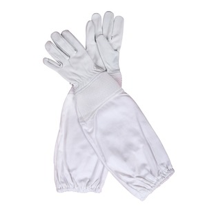 Nuevo Traje Profesional Ventilado para Apicultura, Chaqueta de Apicultor con Guantes de Cuero, Color Café - Product Image 6