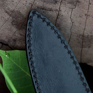 Étui à couteau en cuir véritable, housse traditionnelle faite à la main pour le camping en plein air, la randonnée, la pêche, les outils utilitaires - Product Image 6