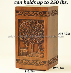 Urne funéraire en bois pour cendres humaines, urnes de crémation pour homme et femme, urnes de haute qualité - Product Image 2