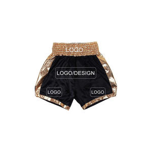 Custom Muay Thai Shorts Boxing <b>Trunks</b> <b>Men</b> Women Heat-Transfer Printed Front Breathable Satin Kickboxing MMA Fighting Private - Product Image 1