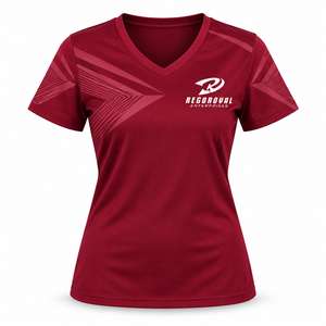 Camisetas clásicas de manga corta a la moda para mujer, con cuello en V, para un estilo casual y atuendos de temporada, con un look moderno, limpio y duradero. - Product Image 1